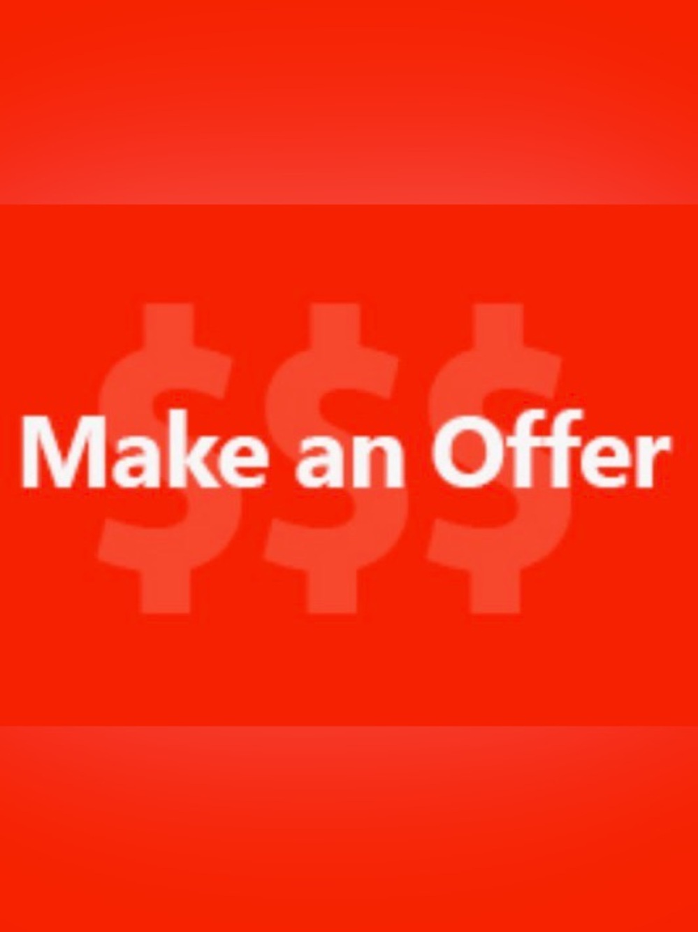 Make an Offer Graphic - Bold Red Banner